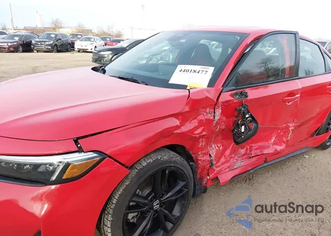 2025 Honda Civic Si Base W/High Performance Summer Tires/ z USA, uszkodzony, nr VIN 2HGFE1E51SH471838